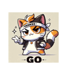 ヤンキー三毛猫（個別スタンプ：3）
