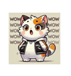 ヤンキー三毛猫（個別スタンプ：4）