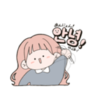 おちびと韓国語（個別スタンプ：1）