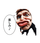 魚眼男子のごあいさつ（個別スタンプ：27）