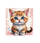 かわいい猫のあいさつスタンプ r1（個別スタンプ：22）