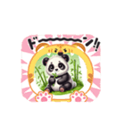 パンダでどん！（個別スタンプ：9）