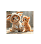 Cute Cats【猫の動くスタンプ】癒し系（個別スタンプ：6）