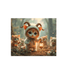Cute Cats【猫の動くスタンプ】癒し系（個別スタンプ：12）