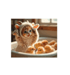 Cute Cats【猫の動くスタンプ】癒し系（個別スタンプ：13）