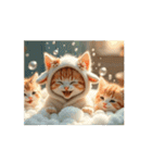 Cute Cats【猫の動くスタンプ】癒し系（個別スタンプ：16）