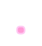 3/3ひらがな(桜風ピンク)アレンジ用等数字（個別スタンプ：32）