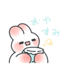 ぽっちゃりぼでぃのうさぎさん（個別スタンプ：3）