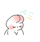 ぽっちゃりぼでぃのうさぎさん（個別スタンプ：5）