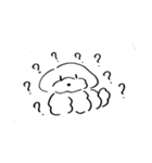 プードルのれお（10）手書き（個別スタンプ：15）