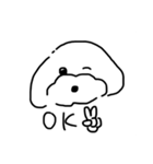 プードルのれお（10）手書き（個別スタンプ：16）