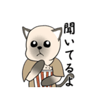 輝くシャム猫（個別スタンプ：22）