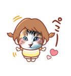 可愛い子猫の日常-5（個別スタンプ：21）