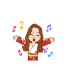 Kimono Japanese women（個別スタンプ：13）