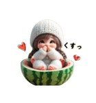 スイカちゃん❤️誰にでも使えるよ（個別スタンプ：8）