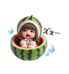 スイカちゃん❤️誰にでも使えるよ（個別スタンプ：13）
