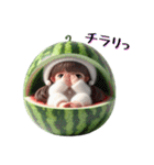 スイカちゃん❤️誰にでも使えるよ（個別スタンプ：21）
