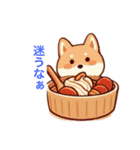 柴犬たちの気持ち（個別スタンプ：17）