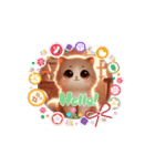 もふもふねこ♡癒しスタンプ（個別スタンプ：8）