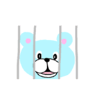 ミズイロくま＆ピンくま 2（個別スタンプ：1）
