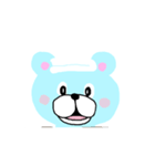 ミズイロくま＆ピンくま 2（個別スタンプ：4）