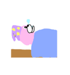 ミズイロくま＆ピンくま 2（個別スタンプ：6）