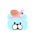 ミズイロくま＆ピンくま 2（個別スタンプ：9）