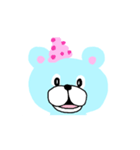 ミズイロくま＆ピンくま 2（個別スタンプ：10）