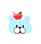 ミズイロくま＆ピンくま 2（個別スタンプ：13）