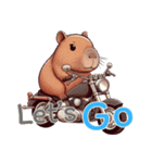 カピバラの生活 (漢字) Ver2（個別スタンプ：18）