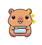 カピバラの生活 (漢字) Ver2（個別スタンプ：29）