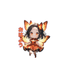 バタフライ☆トーク（個別スタンプ：3）