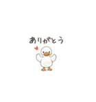 毎日使えるちびアヒルスタンプ（個別スタンプ：1）