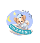 パピヨン犬 一年スタンプ あると助かる編（個別スタンプ：28）