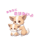 パピヨン犬 一年スタンプ あると助かる編（個別スタンプ：29）