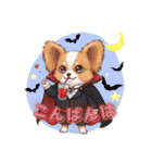 パピヨン犬 一年スタンプ あると助かる編（個別スタンプ：33）