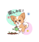 パピヨン犬 一年スタンプ あると助かる編（個別スタンプ：39）