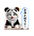 可愛い！着ぐるみ猫の日常スタンプ（個別スタンプ：12）