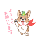 コーギーと亀吉（個別スタンプ：5）
