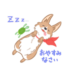 コーギーと亀吉（個別スタンプ：12）