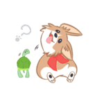コーギーと亀吉（個別スタンプ：16）