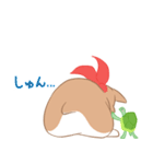 コーギーと亀吉（個別スタンプ：31）