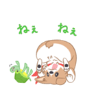 コーギーと亀吉（個別スタンプ：34）