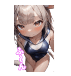 ゆるふわ猫ガールちゃん 海上自衛隊Ver BIG（個別スタンプ：38）