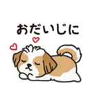 ふわもこシーズーの毎日スタンプ（個別スタンプ：7）