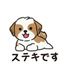 ふわもこシーズーの毎日スタンプ（個別スタンプ：17）
