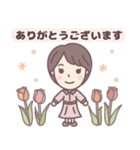 ★春の気づかい★大人可愛いショートちゃん（個別スタンプ：7）