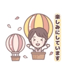 ★春の気づかい★大人可愛いショートちゃん（個別スタンプ：15）