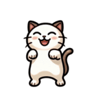 ふんわりにゃんず（個別スタンプ：1）