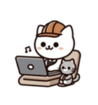 ふんわりにゃんず（個別スタンプ：9）